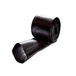 Mantex® Flachschlauch - schwarz - Innen-Ø 21,5 bis 26,4 mm - Wandstärke 1,6 mm - Preis per Meter und Rolle Schnäppchen