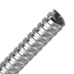 Kabelschutzschlauch - verzinkter Stahl - Innen-Ø 5 bis 51 mm - Außen-Ø 7 bis 56 mm - Preis per Rolle Beliebt
