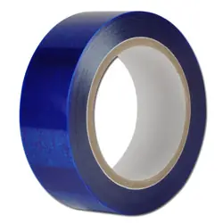 Neu PVC-Schutzfolie blau - Breite 38 mm - Länge 100 m - selbstklebend - blau - Preis per Stück