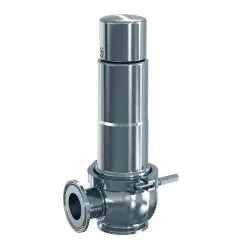 Markenprodukt Sicherheitsventil - Baureihe 4020 Hygienic - Edelstahl - ohne Anlüftung, mit zusätzlich gasdichter Kappe - EPDM Dichtung - DN 25 - verschiedene Ausführungen