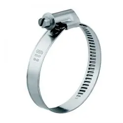 Schneckengewindeschelle GEMI SX-T - Edelstahl 1.4016 - Spannbereich-Ø 16 bis 160 mm - Breite 12 mm Markenprodukt