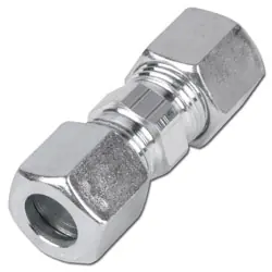 Nur Heute Gerade Schneidringverschraubung - Baureihe LL - Stahl verzinkt - Rohr-Ø außen 4 bis 16 mm - PN 100