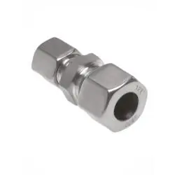 Markenware Gerade Reduzierverschraubung - Baureihe LL - Edelstahl 1.4571 - Rohr-Ø außen 4 bis 8 mm - PN 100