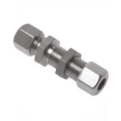 Gerade Schottverschraubung - Baureihe S - Edelstahl 1.4571 - Rohr-Ø außen 6 bis 38 mm - PN 315 bis 630 Ausverkauf