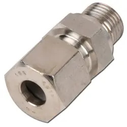 Einschraubverschraubung - Baureihe S - Edelstahl 1.4571 - Rohr-Ø 6 bis 38 mm - AG M12 x 1,5 bis M52 x 2 - PN 315 bis 630 Neue Ware