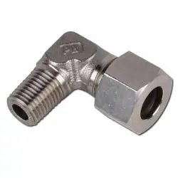Preiswert Winkel-Einschraubverschraubung - Baureihe L - Edelstahl 1.4571 - Rohr-Ø 6 bis 42 mm - kon. AG NPT - PN 160 bis 315