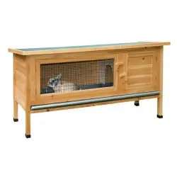 Mega-Angebot Nagerhaus ALFRED - mit aufklappbarem Bitumendach - Länge 116 cm - Breite 45 cm - Höhe 62 cm