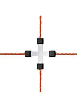 Litzen-Kreuzverbinder Litzclip® - Ø 3 mm - verzinkt - VE 5 Stück - Preis per VE Nur Heute