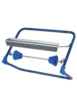 Wochenendangebot Wandrollenhalter - für Putzrollen und Euterpapier - Metall lackiert - blau