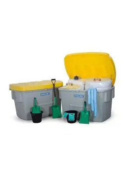 DENSORB Notfall-Set MAXI XL ÖL - 7 Barrel - OPA90 - 2 Sicherheitsboxen Top-Seller