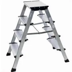 Ausverkauf Doppel-Klapptritt "Treppo" - Krause - 0,65 m und 0,85 m Standhöhe