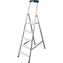 Stufen-Stehleiter "Safety" - Krause - 0,85 m bis 1,70 m Standhöhe Nur Heute