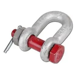 Kettenschäkel mit Bolzen & Splint Tragkraft 0,5t bis 55t Markenprodukt