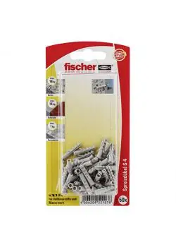 Spreizdübel S - Nylon - Länge 20 bis 75 mm - 2-fach-Spreizung - VE 5 Blister - Preis per VE Bestseller