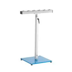 Preisreduziert Materialauflageständer TO-MAS - 4 Kugelrollen in V-Gabel - Tragkraft 150 kg