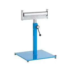 Letzte Chance Schwerlast Rollenbock - Materialauflageständer - Stahlrolle 400 mm - höhenverstellbar 650 - 1.040 mm - Tragkraft 600 kg