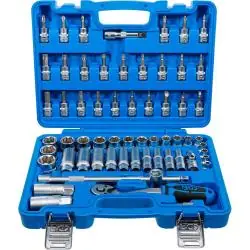 Steckschlüsselsatz 3/8" - 61-teilig - "Super Lock" / Wellenprofil Schnäppchen
