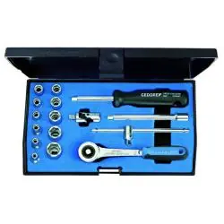 Finale Aktion Steckschlüssel-Satz 1/4" - 16-teilig - 6-kant - 4 bis 13 mm