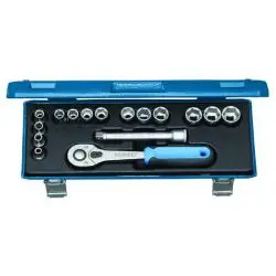 Steckschlüssel-Satz 3/8" - 16-teililg - 6-kant UD-Profil - 6 bis 19 mm Rabatt