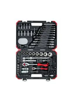 Günstig GEDORE red Steckschlüssel-Satz - 1/4 Zoll und 1/2 Zoll - 92-teilig