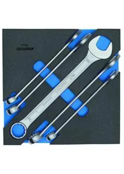 Bestpreis Ring-Maulschlüssel-Satz - in 1/1 Check-Tool-Modul - SW 23-32 mm