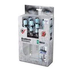 Schraubendreher-Satz 6-teilig - Stainless Wera Inhalt Schlitz/PH/PZ Neue Kollektion