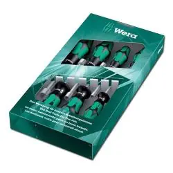 Steckschlüssel-Schraubendreher - Satz 7 teilig - SW 5-13mm Wera Saisonangebot