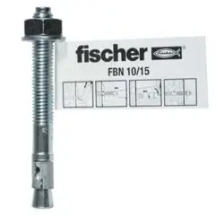 Highlight Bolzenanker FBN II - Bohrernenn Ø 10 mm - min. Bohrlochtiefe bei Durchsteckmontage 83 mm - Gewinde M10 x 51 mm